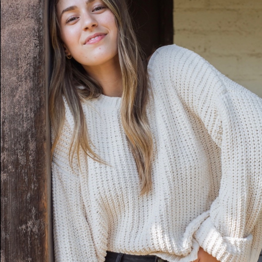 CJLA Shea Sweater, Ivory
